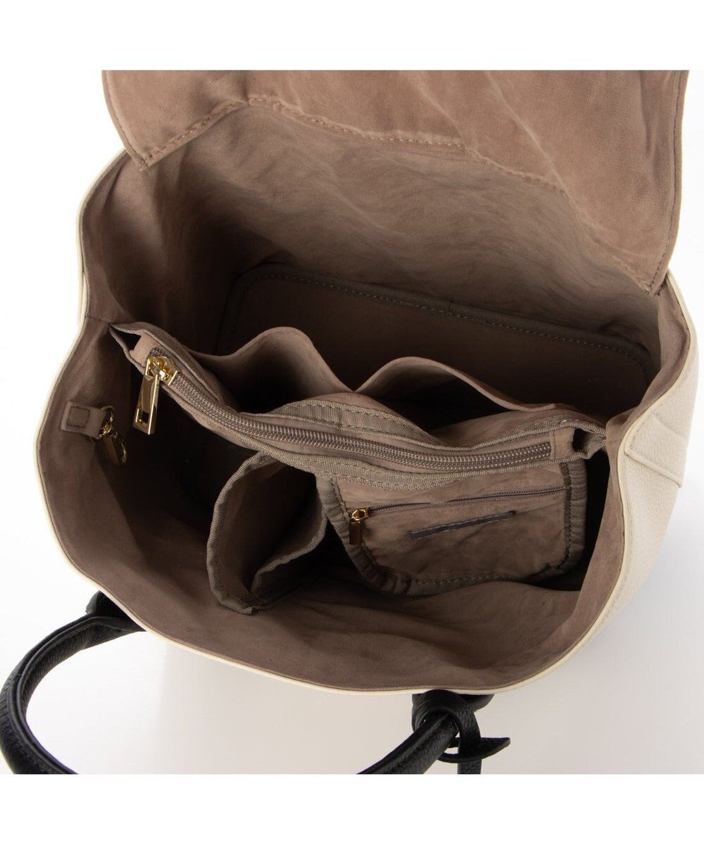 UNBILLION 【テレビ ドラマ着用アイテム】cachecache ショルダー付きパーテーション合成皮革トート 