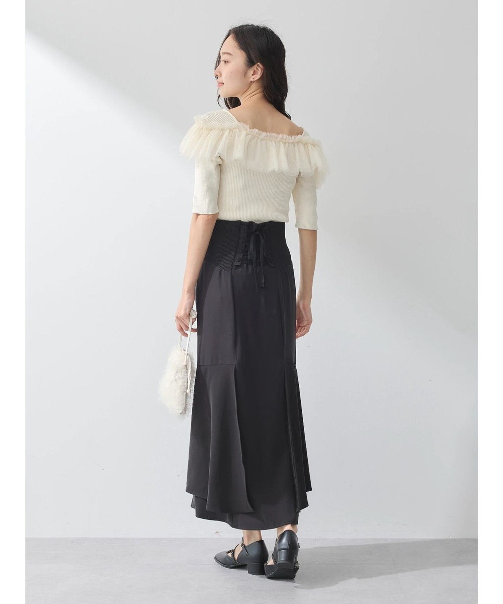 earth music&ecology デコルテチュールニットプルオーバー 