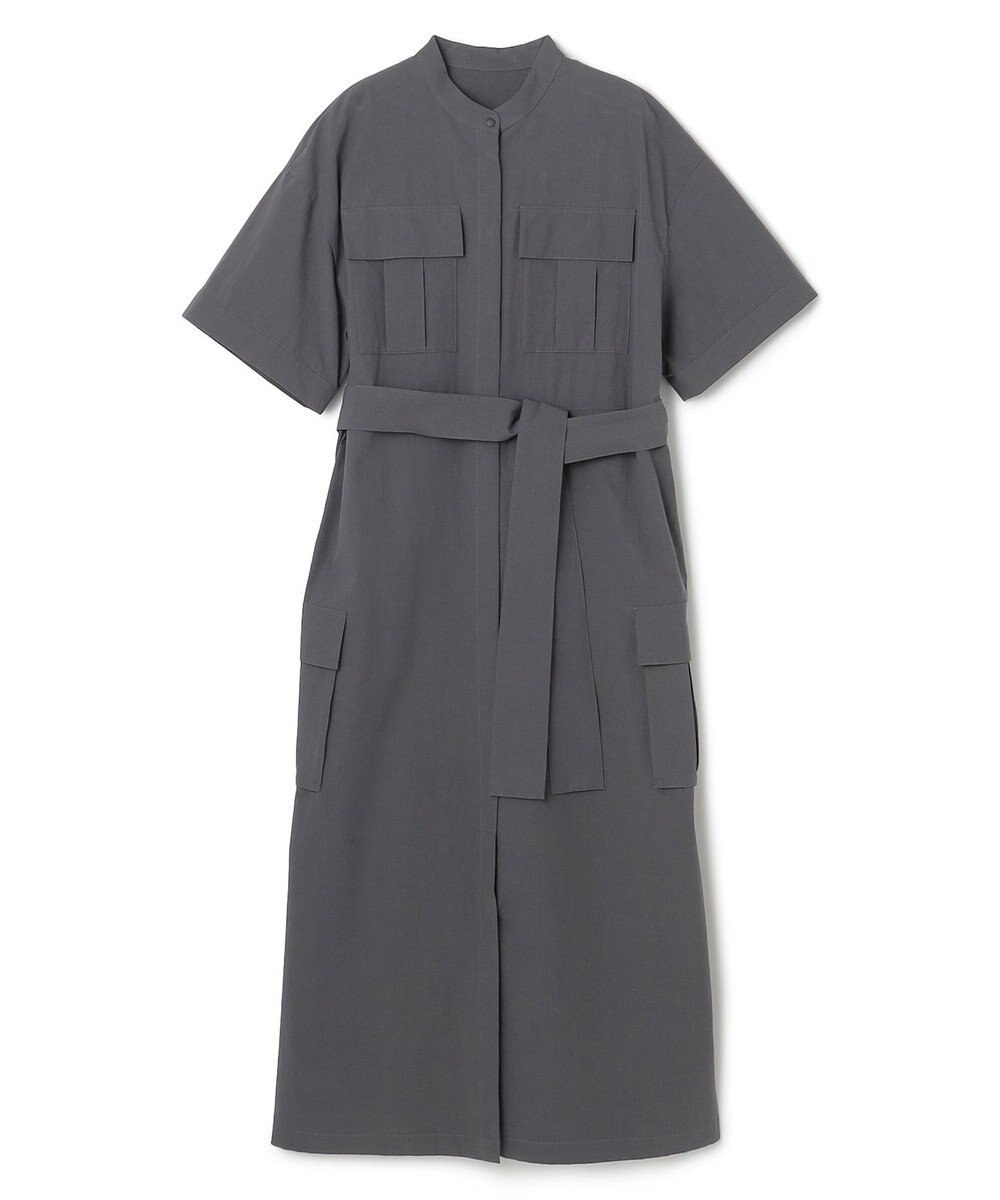 uncrave カラータイプライター シャツワンピース 