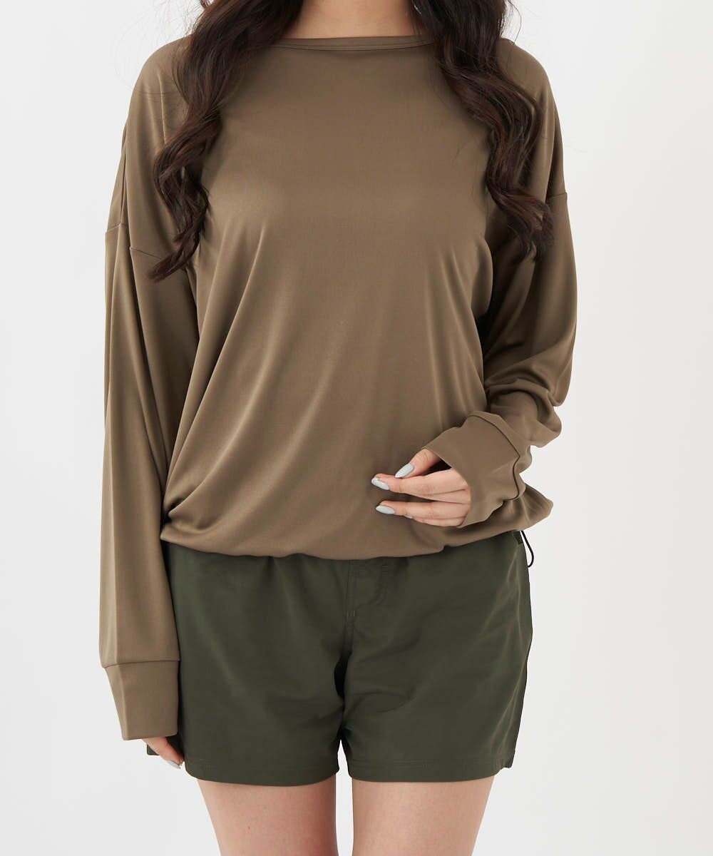 OP／FILA 【Ocean Pacific】ドロスコード付き長袖ラッシュガード　上下2点セット 