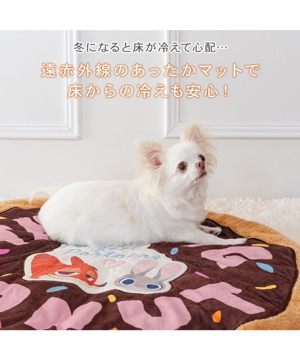 PET PARADISE ディズニー ズートピア 遠赤外線 ドーナツマット 