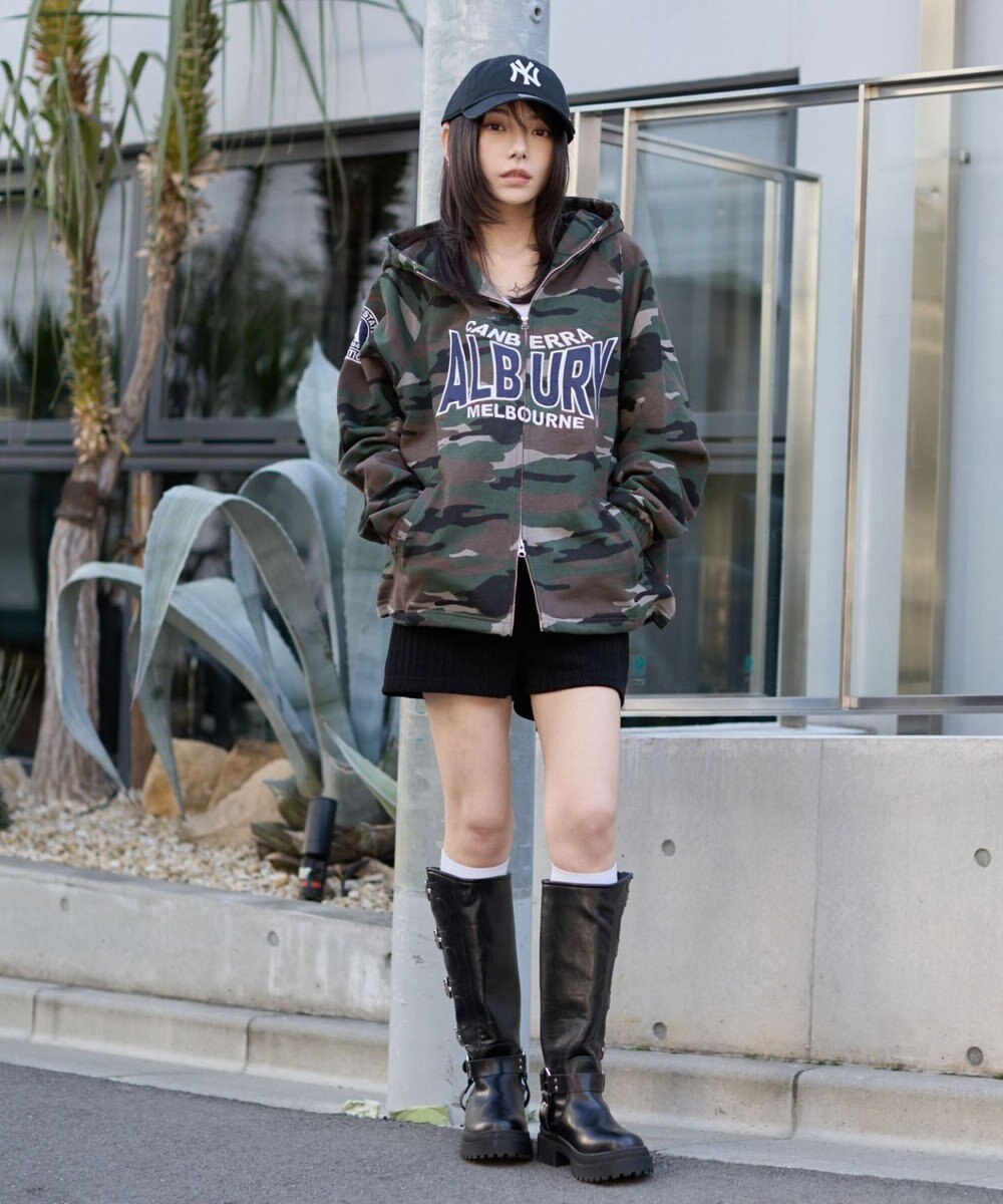 WEGO 【ユニセックス着用ITEM】スタンドネックZIPパーカー 