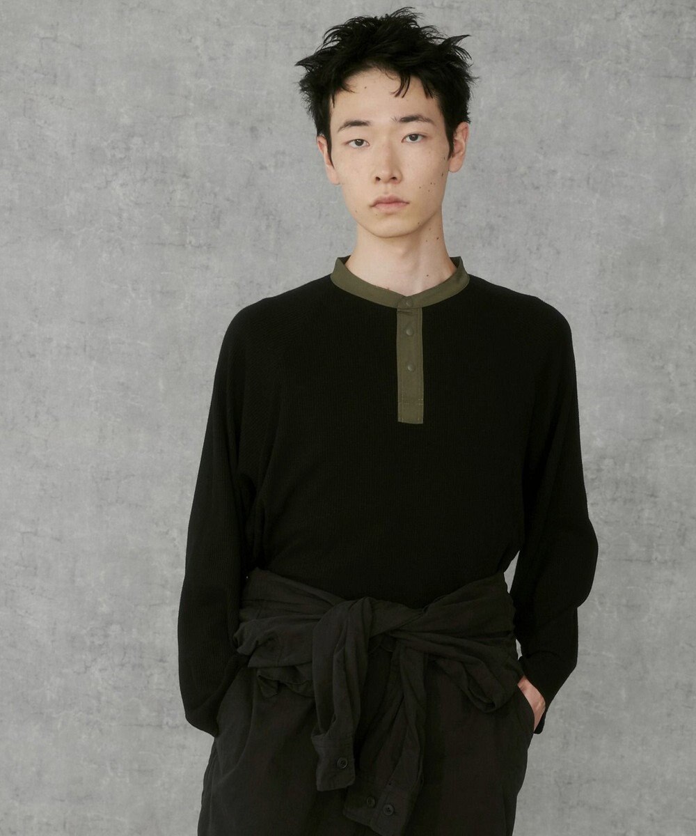 WEGO 【ユニセックス着用ITEM】ラグランヘンリーネックT 