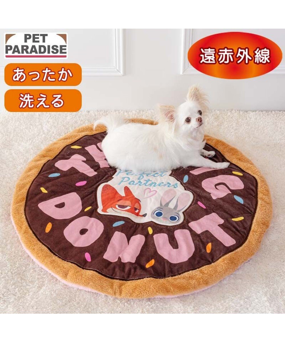 PET PARADISE ディズニー ズートピア 遠赤外線 ドーナツマット 