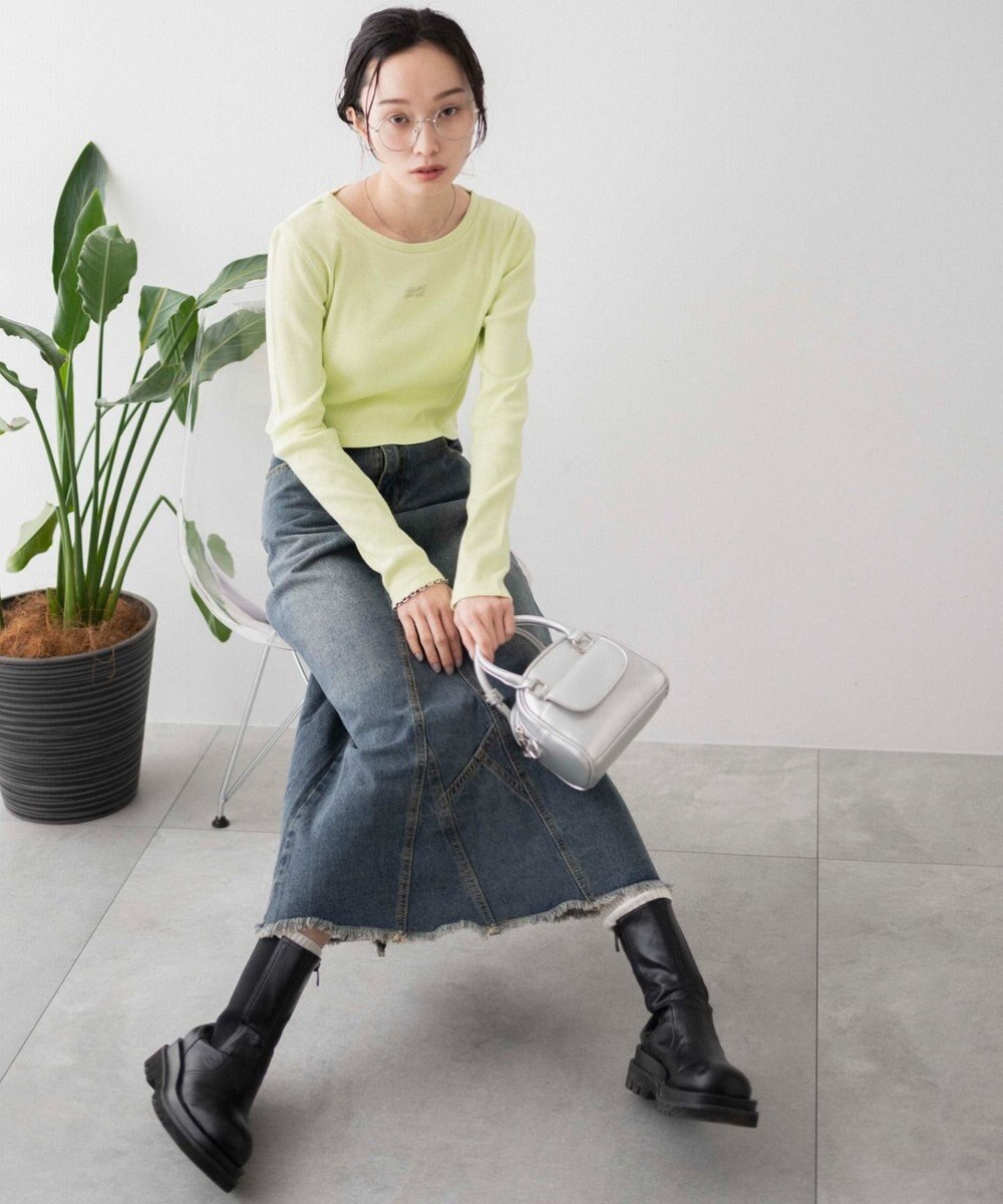 WEGO ヴィンテージウォッシュリブロンT 