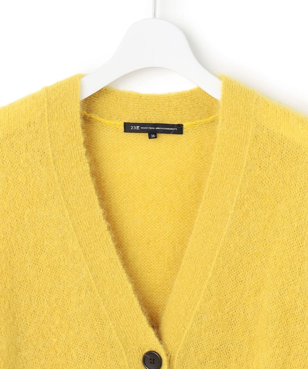 23区 【Oggi11月号掲載】ブラッシュドアルパカ ニットカーディガン 