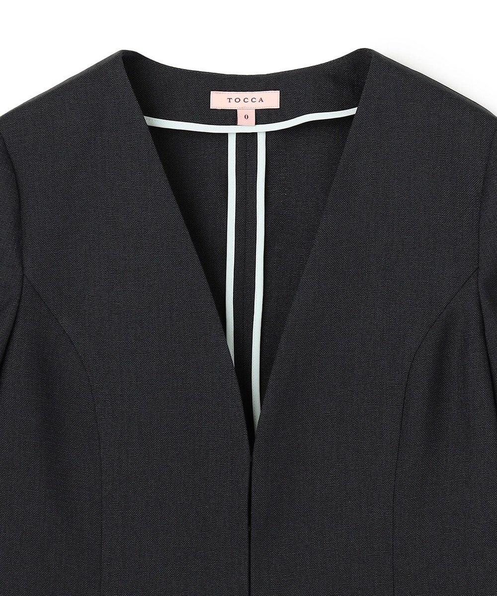 TOCCA 【松木育未さん着用】BRIGHT BREEZE 半袖ショートジャケット 