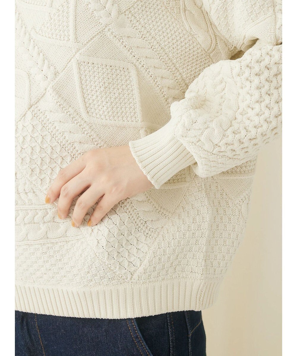 CRAFT STANDARD BOUTIQUE リサイクルポリエステルパッチワークプルオーバー 