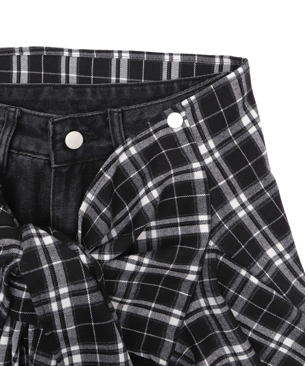 WEGO フェイクシャツスリーブデニム 