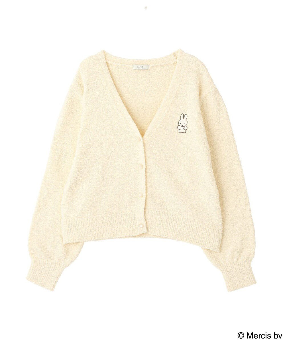 earth music&ecology miffy/earth モコモコカーディガン 