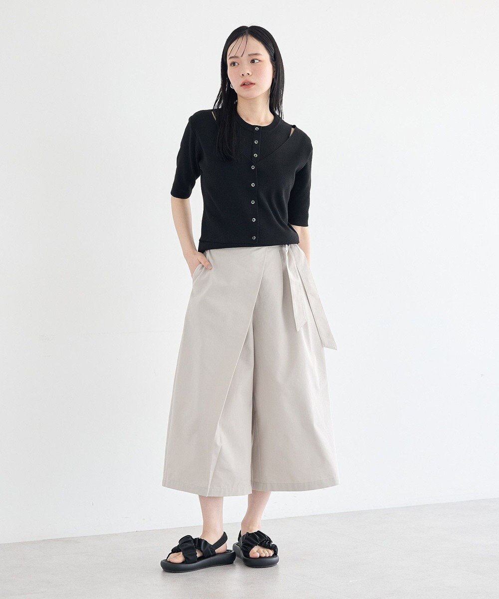 earth music&ecology ラップハーフパンツ 