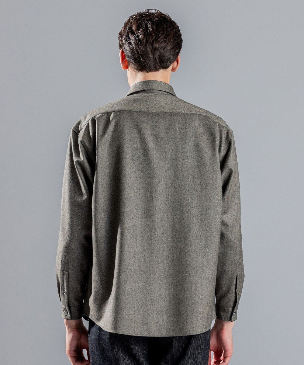 JOSEPH HOMME WOOL CASHMERE TWILL SHIRT 