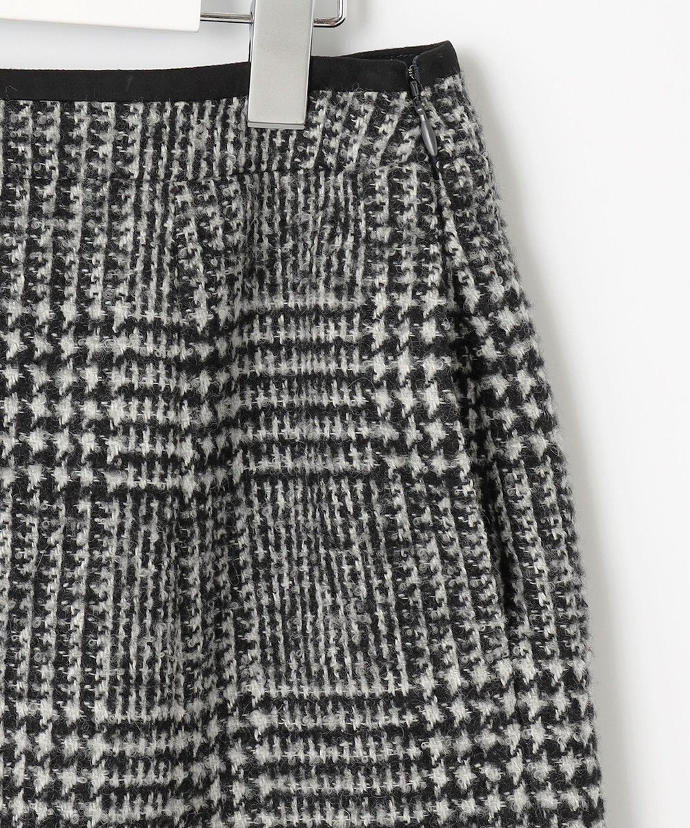 J.PRESS LADIES ウールシルクツイードグレンチェック スカート 
