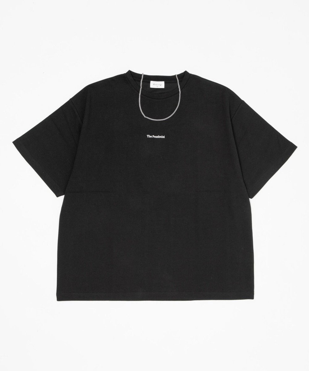WEGO アクセ付きフォトグラフィックT（SS） 