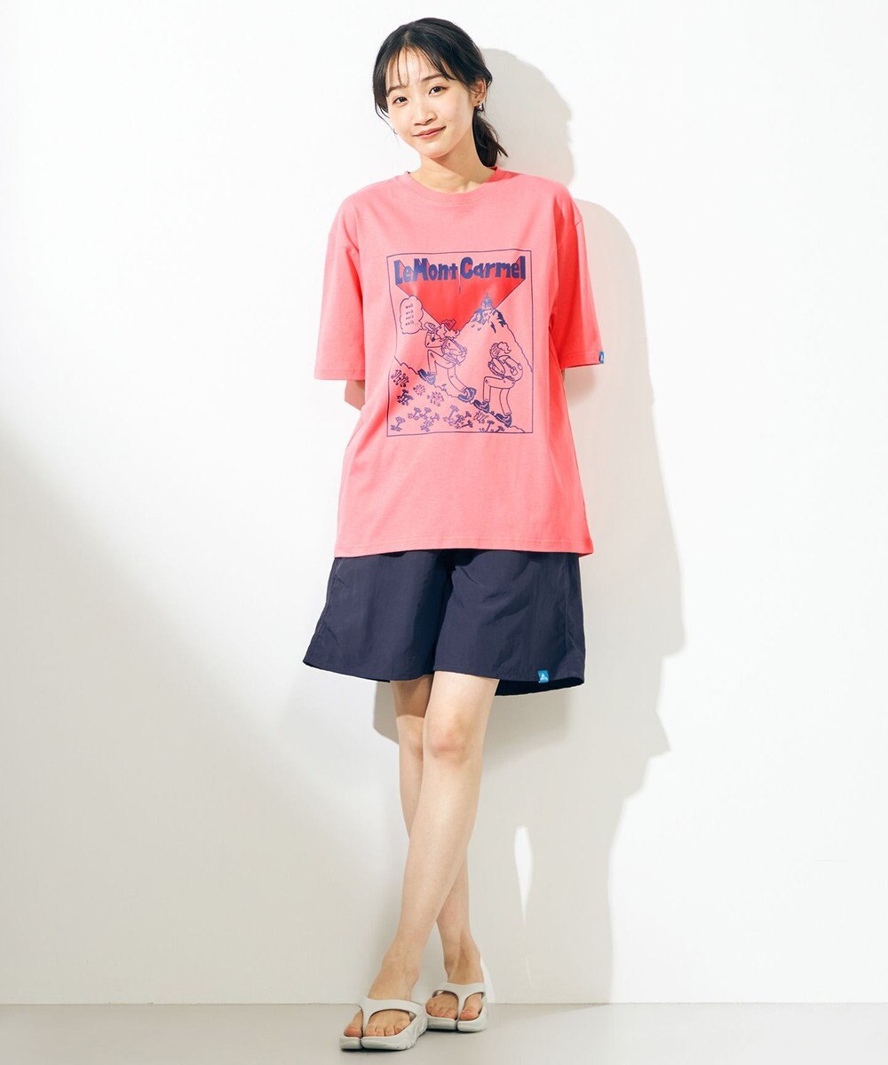 SHARE PARK MENS 【UNISEX】UVカット アートコラボTシャツ〈HIKING〉 