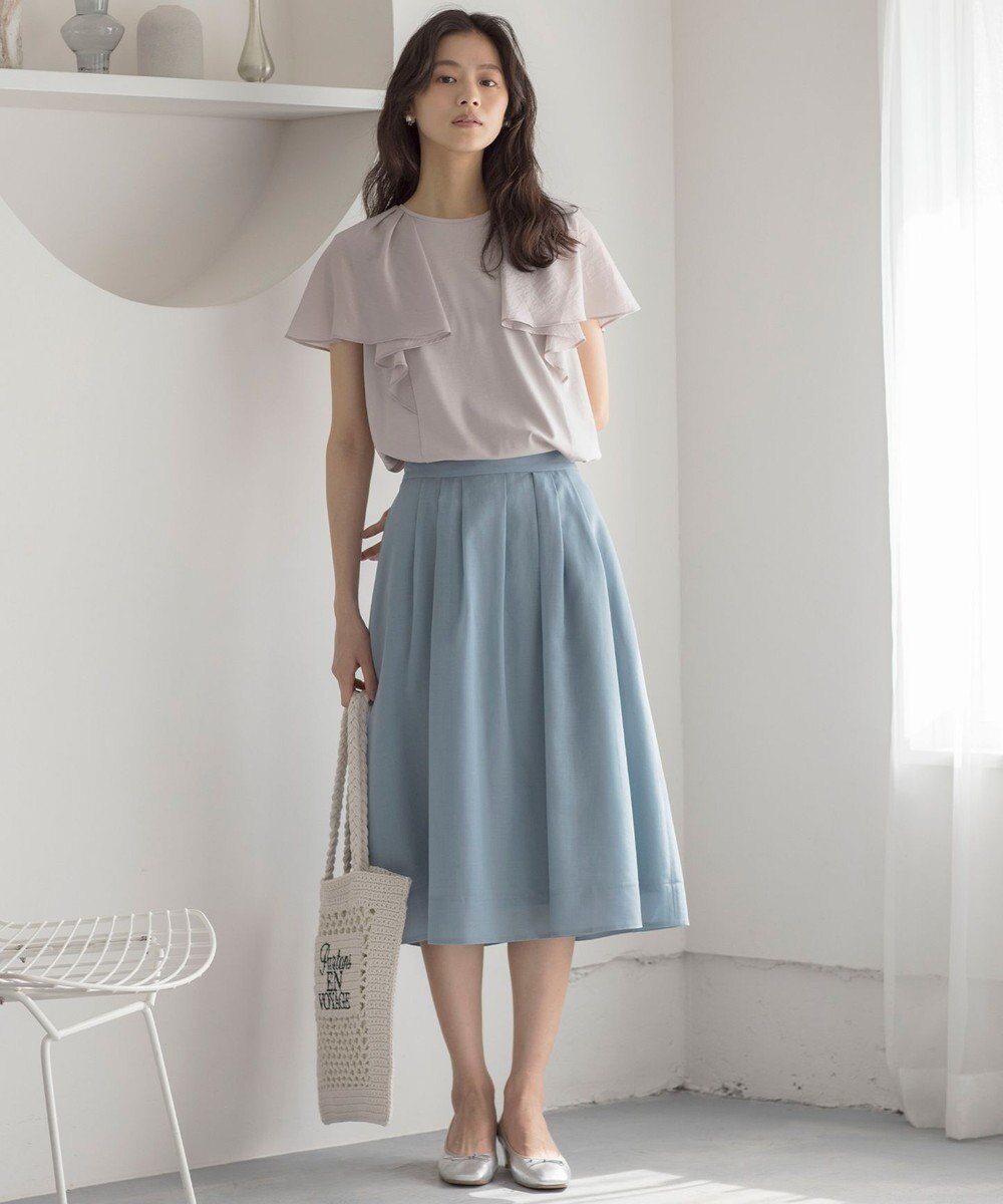 組曲 コットンポンチケープライク ブラウス 