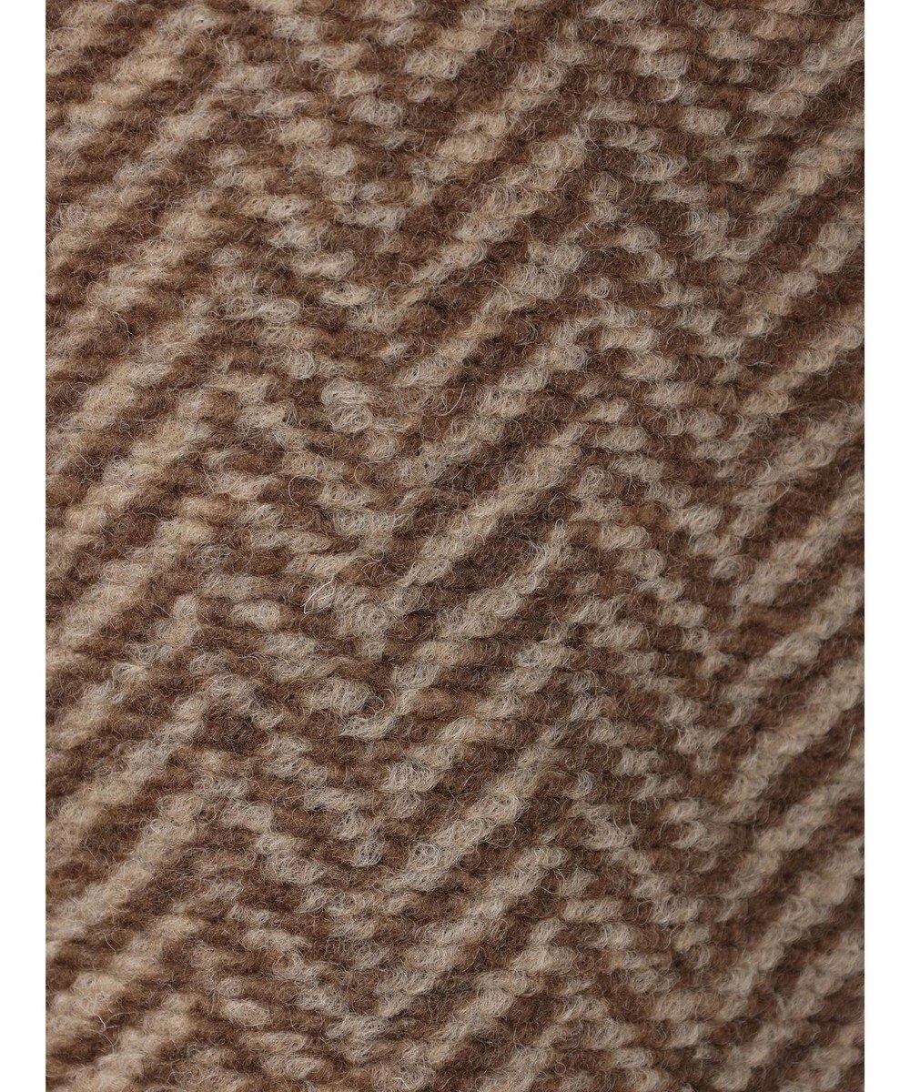 CRAFT STANDARD BOUTIQUE ウール混ガンパッチロングコート 