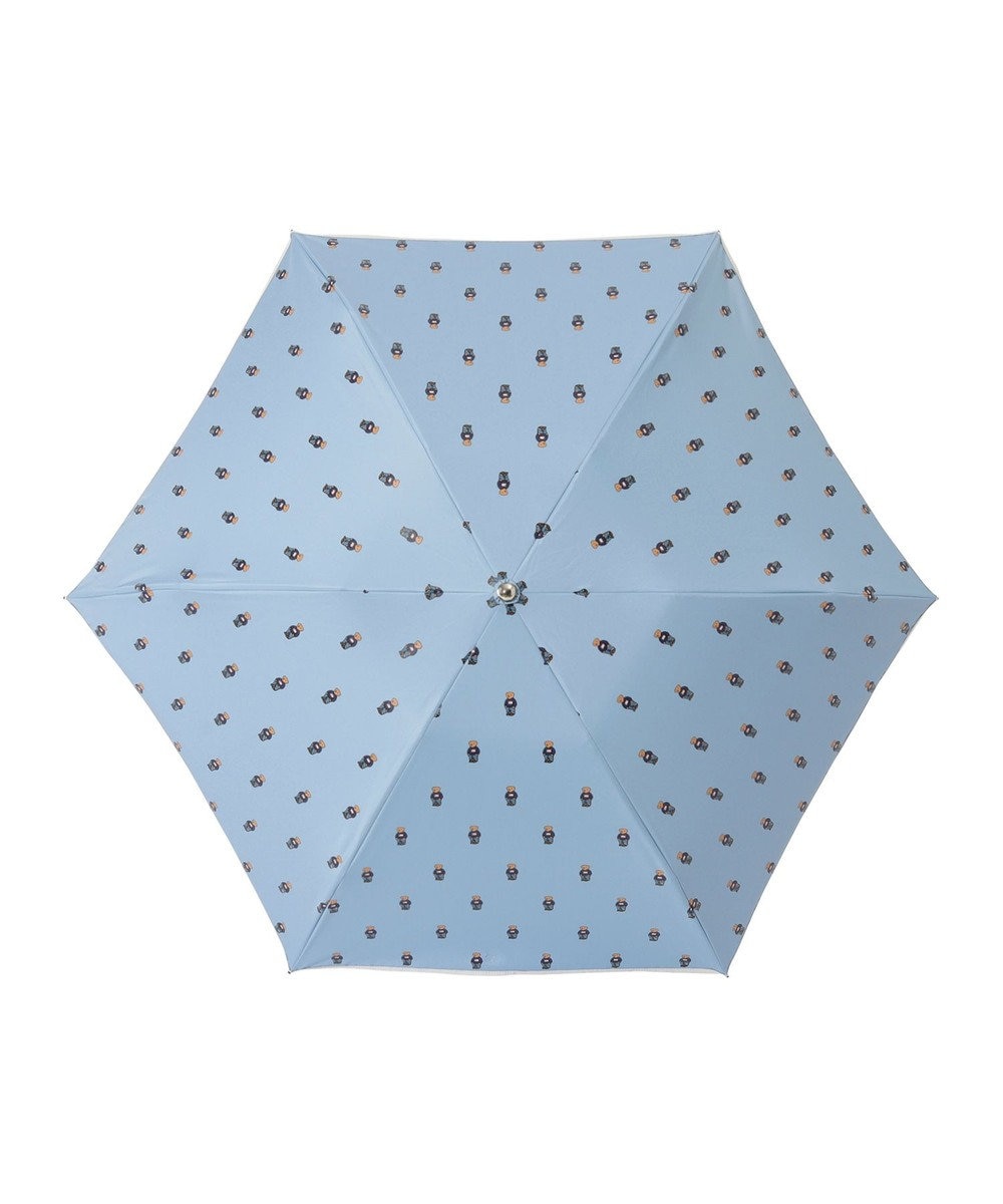 POLO RALPH LAUREN 晴雨兼用 折りたたみ傘 ポロベアプリント 裏カラー 