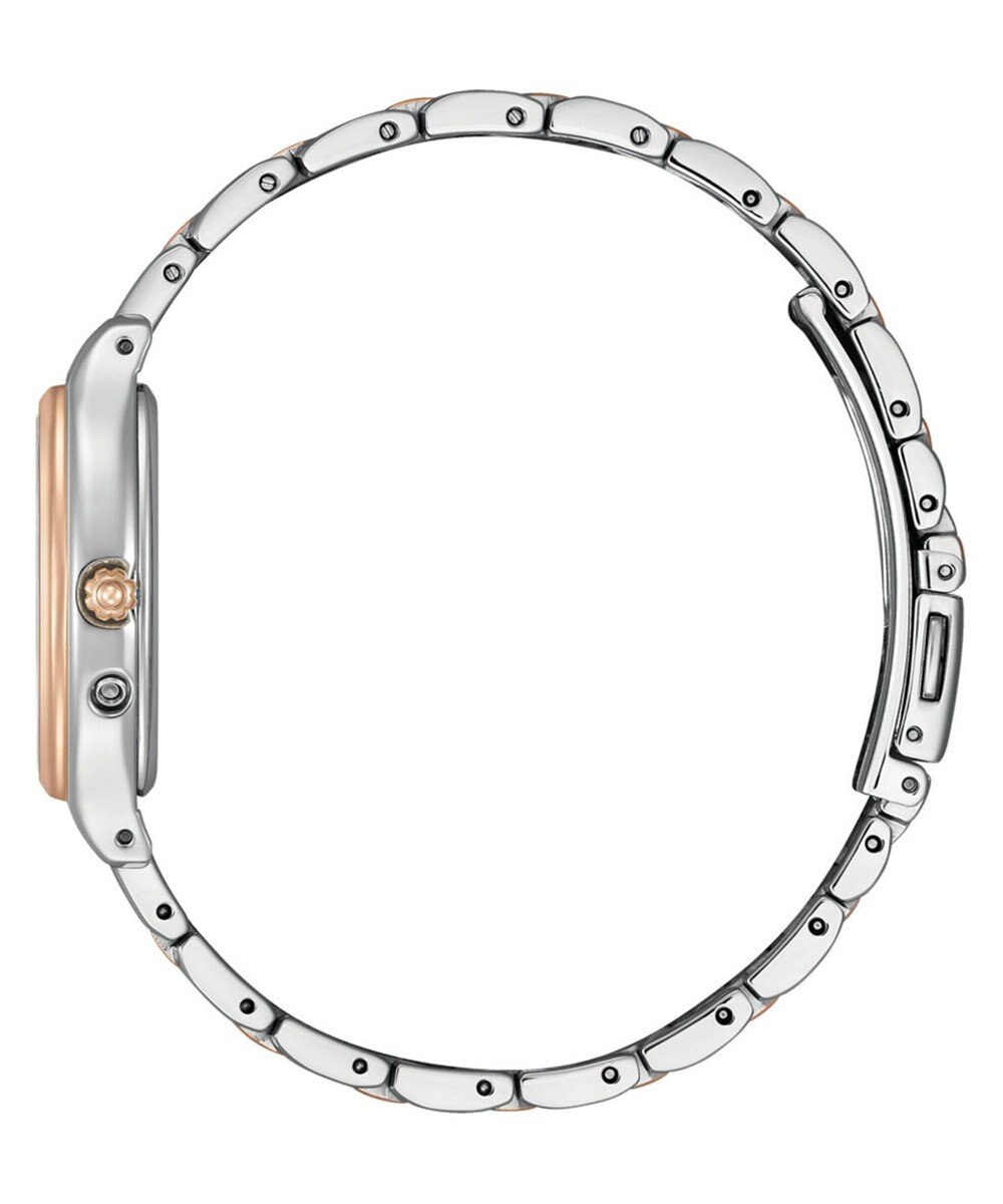 CITIZEN 【大人かわいいトノー型ウオッチ】ソーラーテック電波時計 KS4-031-11 