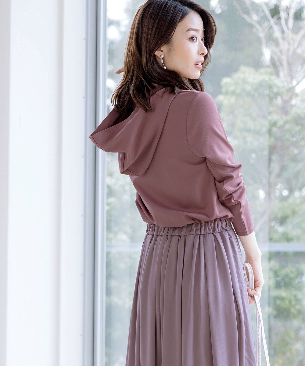 Tiaclasse 【洗える】パーカードッキングワンピース 