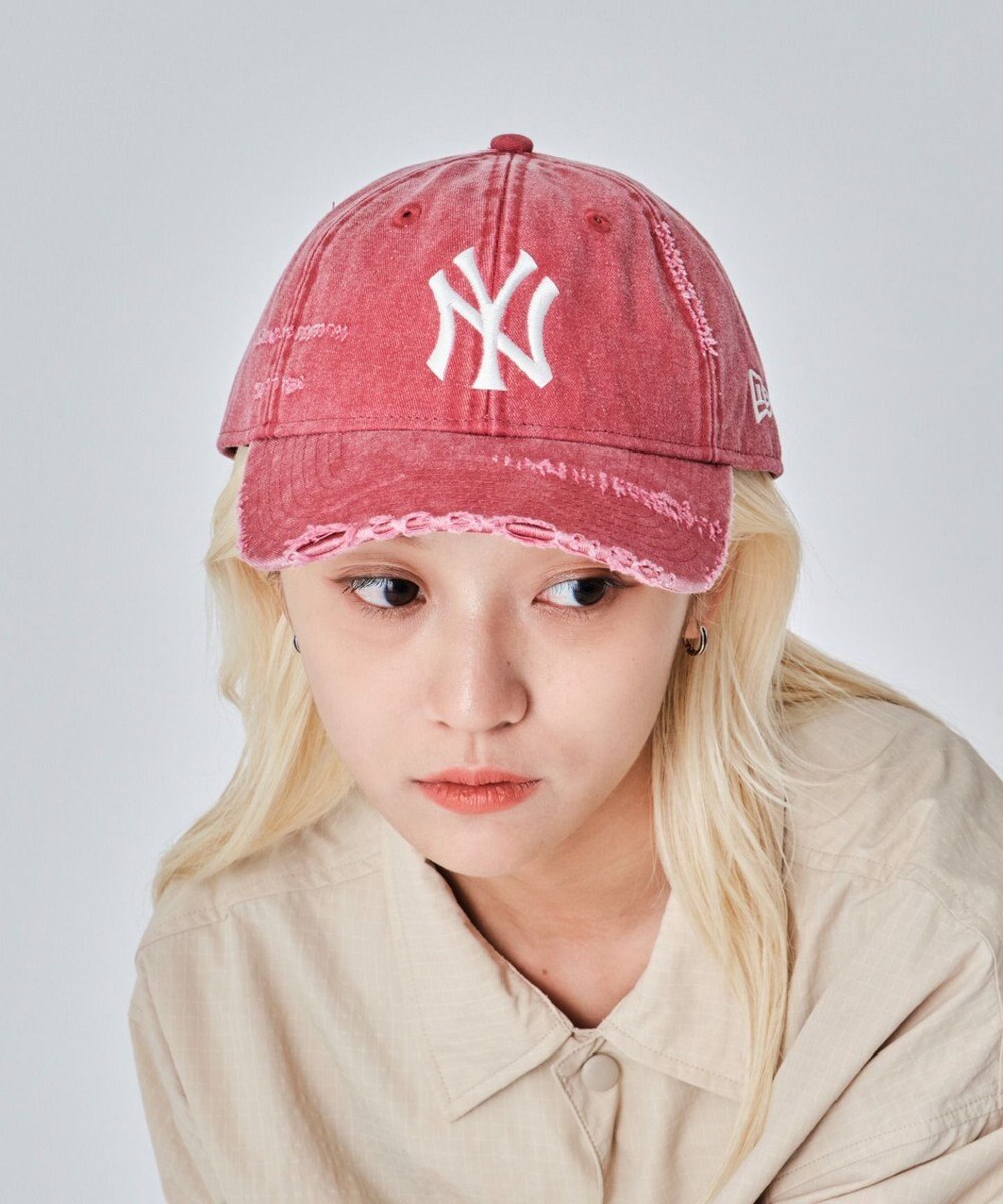 WEGO 【ユニセックス着用ITEM】別注NEWERA　9FORTY　　damage 