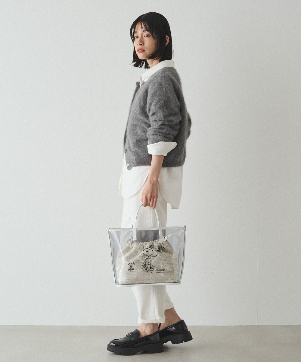 russet 【PEANUTS×russetコラボ第三弾】クリアトート×巾着セットバッグ(CE-1592) 