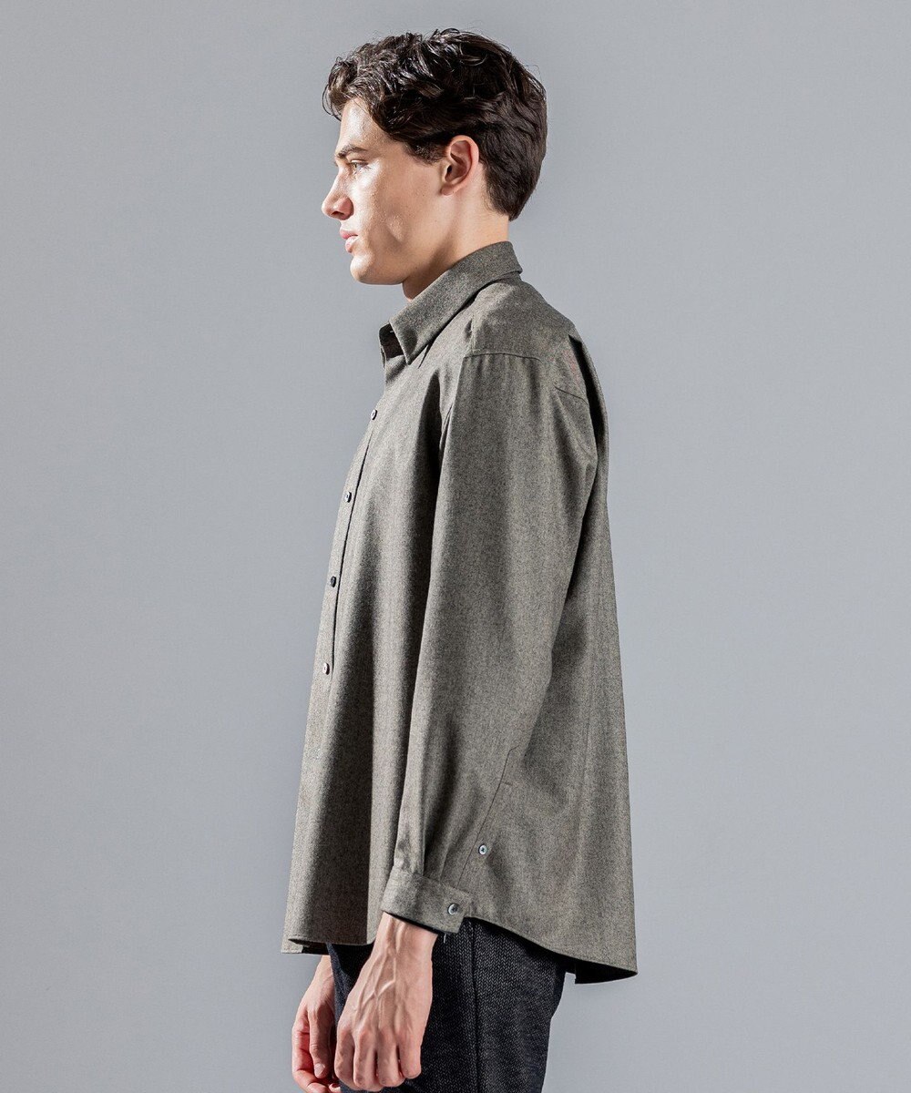 JOSEPH HOMME WOOL CASHMERE TWILL SHIRT 