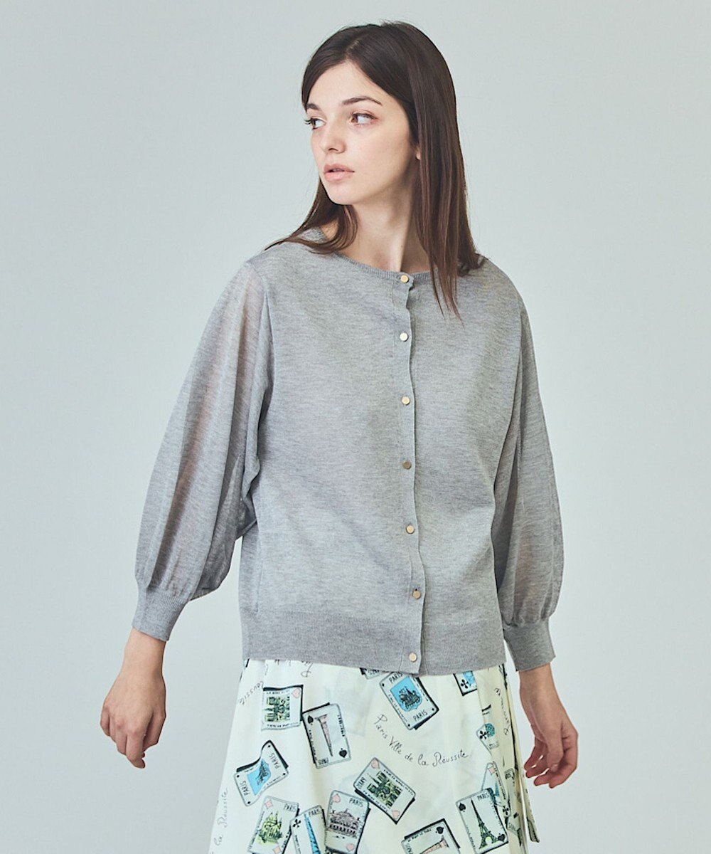 GRACE CONTINENTAL ラメシアーニットトップ 