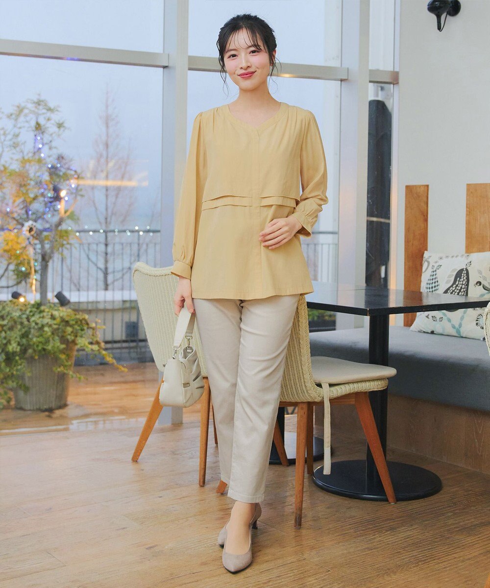 Tiaclasse L レイヤードデザインブラウス 