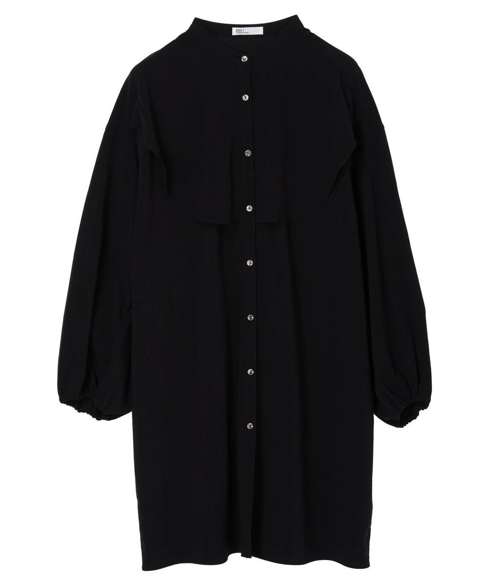 CRAFT STANDARD BOUTIQUE レーヨンデシンフリルチュニック 