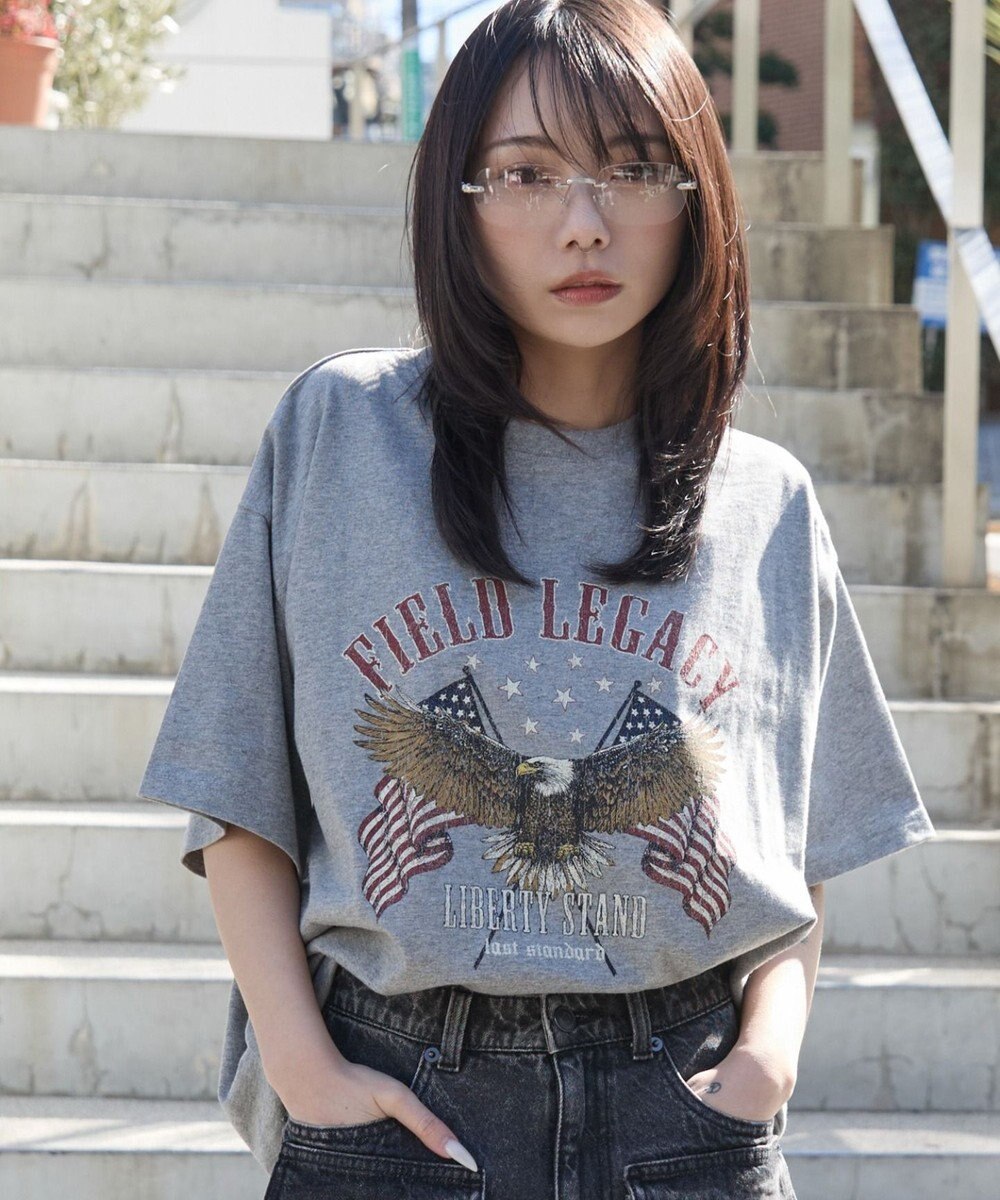 WEGO ヴィンテージウォッシュグラフィックBIGT 