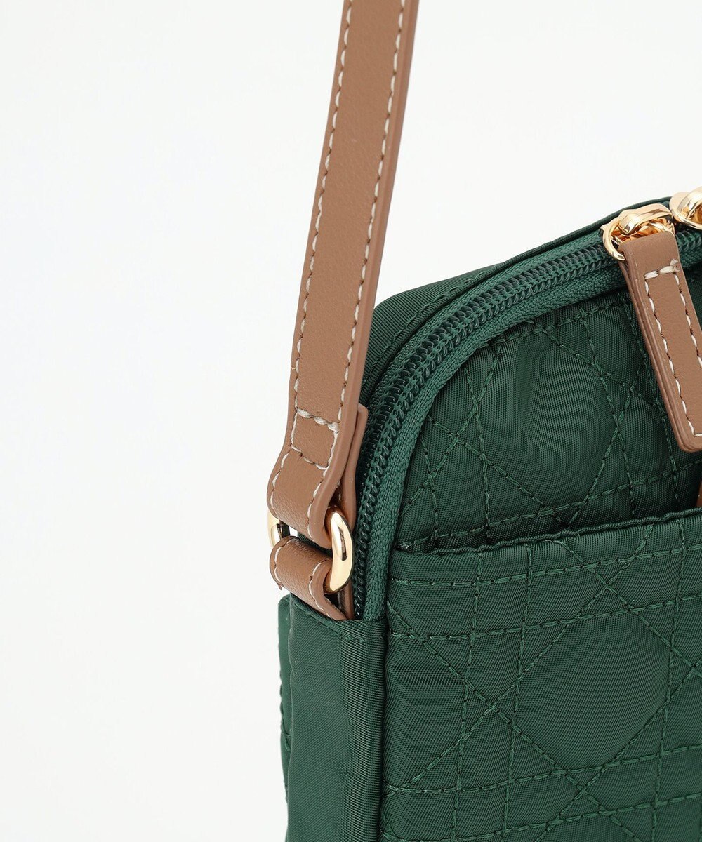 LA BAGAGERIE グリッドキルティングミニショルダー 