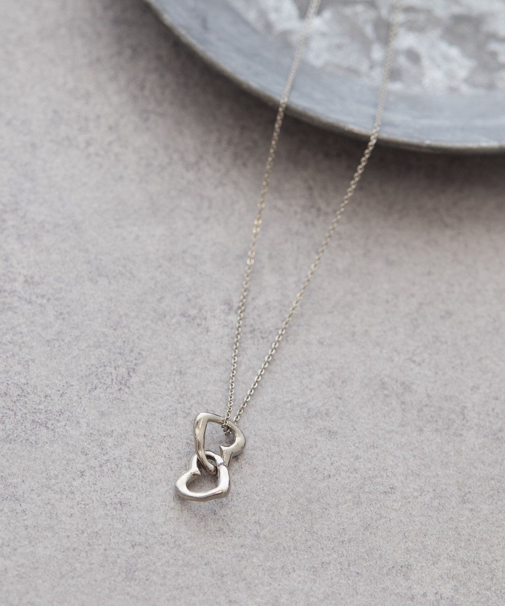 AMERICAN HOLIC ダブルハートネックレス 