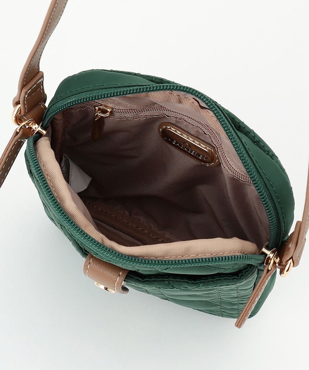 LA BAGAGERIE グリッドキルティングミニショルダー 