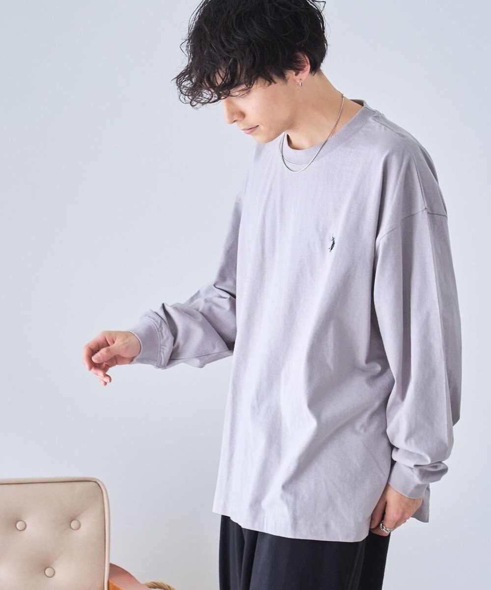 WEGO 【ユニセックス着用ITEM/MLサイズ展開】U.S. POLO ASSN.ワンポイント刺繍LST 