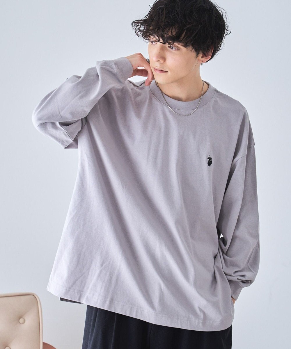 WEGO 【ユニセックス着用ITEM/MLサイズ展開】U.S. POLO ASSN.ワンポイント刺繍LST 