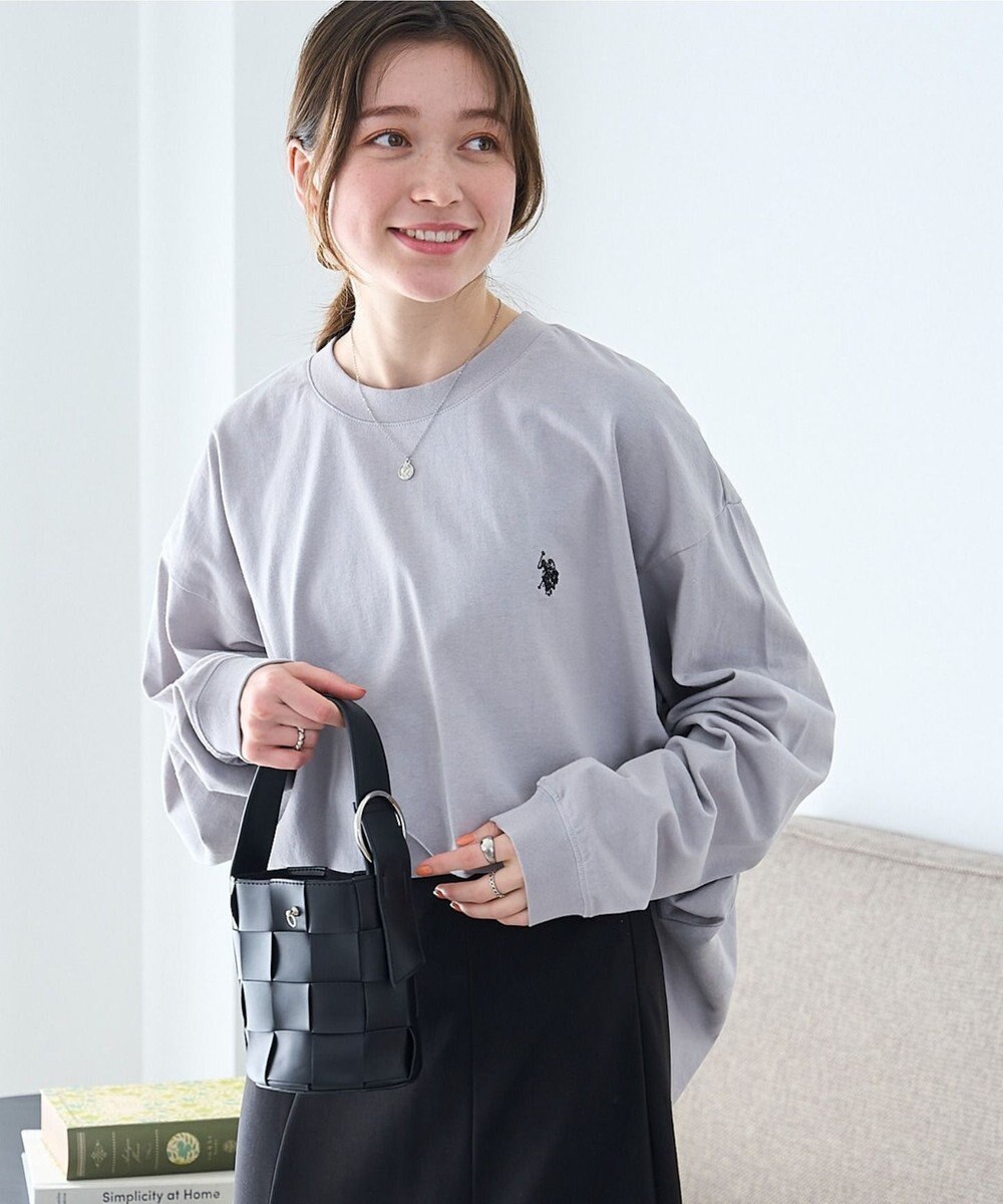 WEGO 【ユニセックス着用ITEM/MLサイズ展開】U.S. POLO ASSN.ワンポイント刺繍LST 