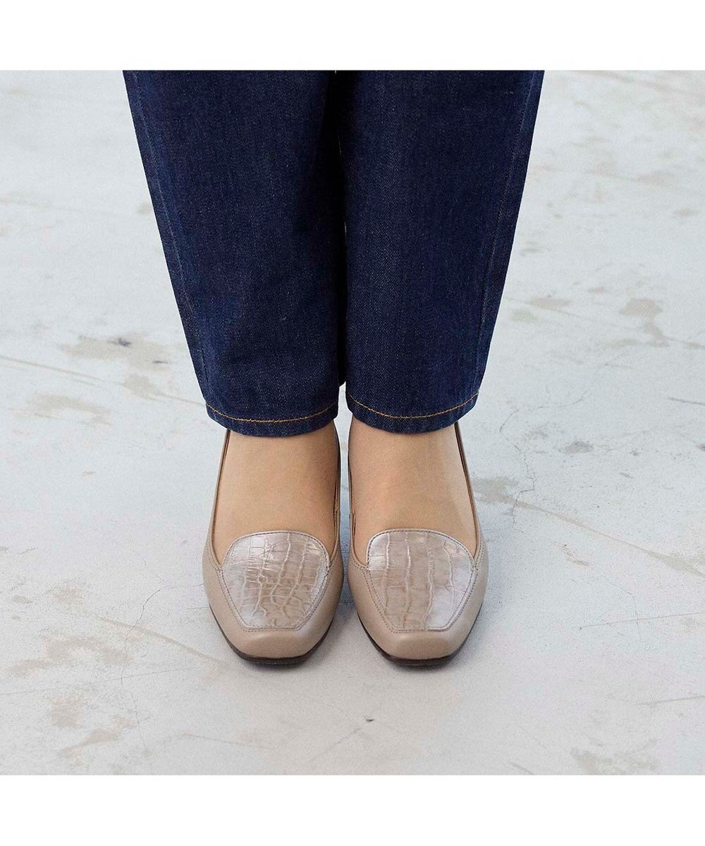 ing <ing>【WEB限定】コンビモカデザインパンプス 