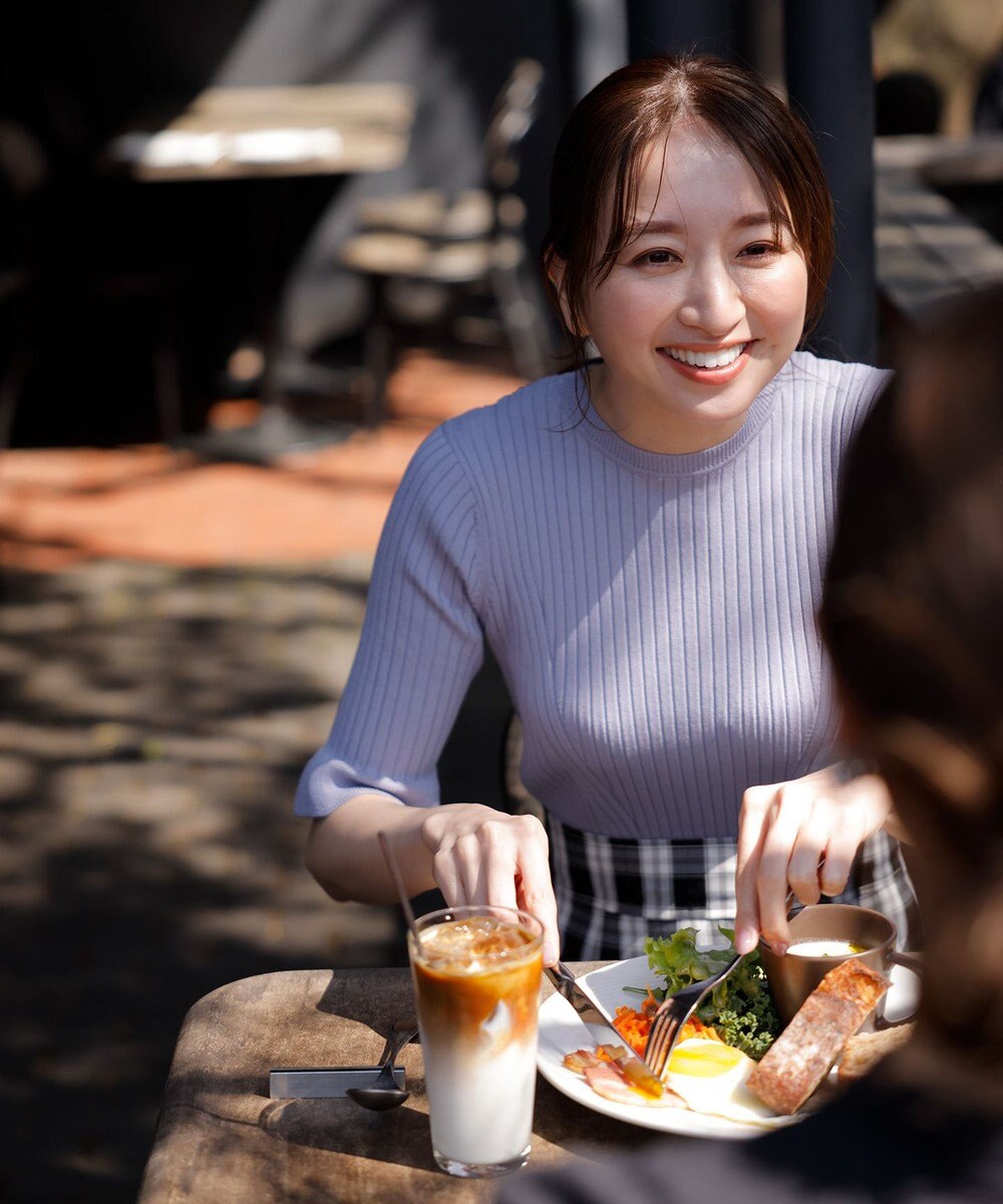 Feroux 【洗える】ニットコンビ ワンピース 