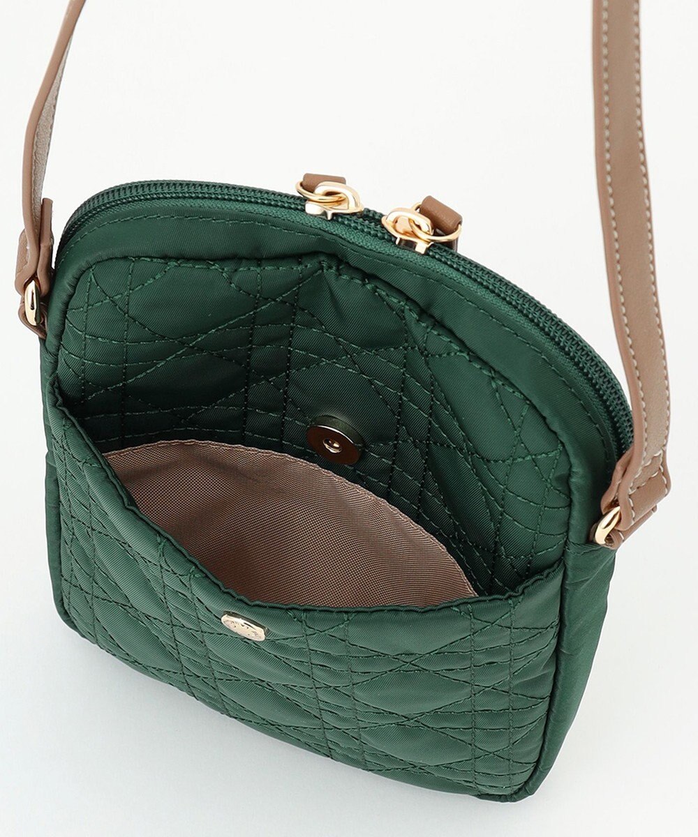 LA BAGAGERIE グリッドキルティングミニショルダー 