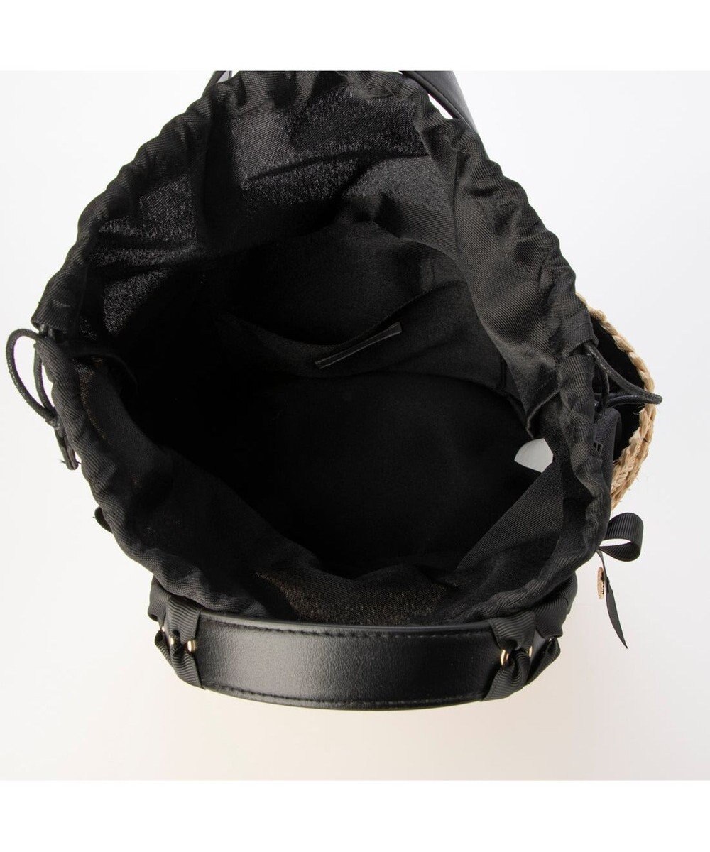 UNBILLION カシュカシュ cachecache / リボンハンドルラフィアブレードトート 