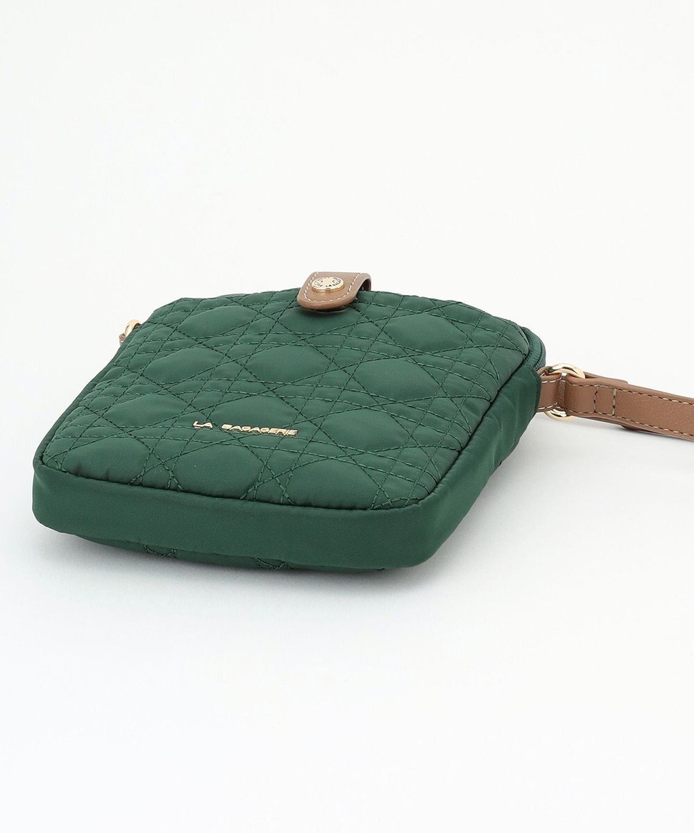 LA BAGAGERIE グリッドキルティングミニショルダー 