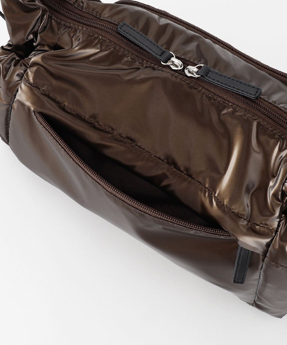 LA BAGAGERIE メタリックドロストポケット　ショルダーバッグ 