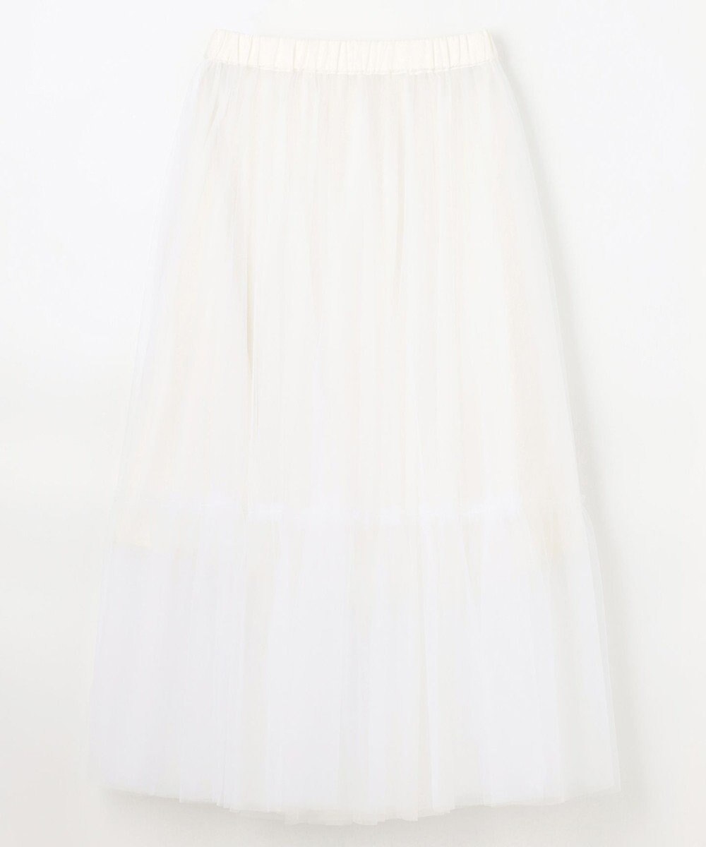 NAVE 【Nave・洗える】チュールフレアースカート 
