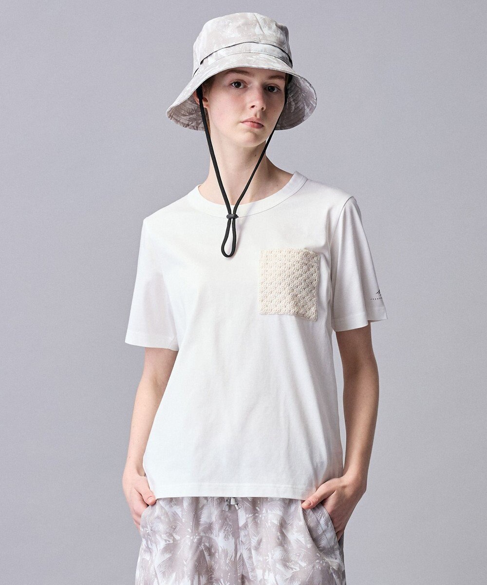 JOSEPH ABBOUD MOUNTAIN 【ゆったり】プレーティング天竺ポケットアウトドア Tシャツ 