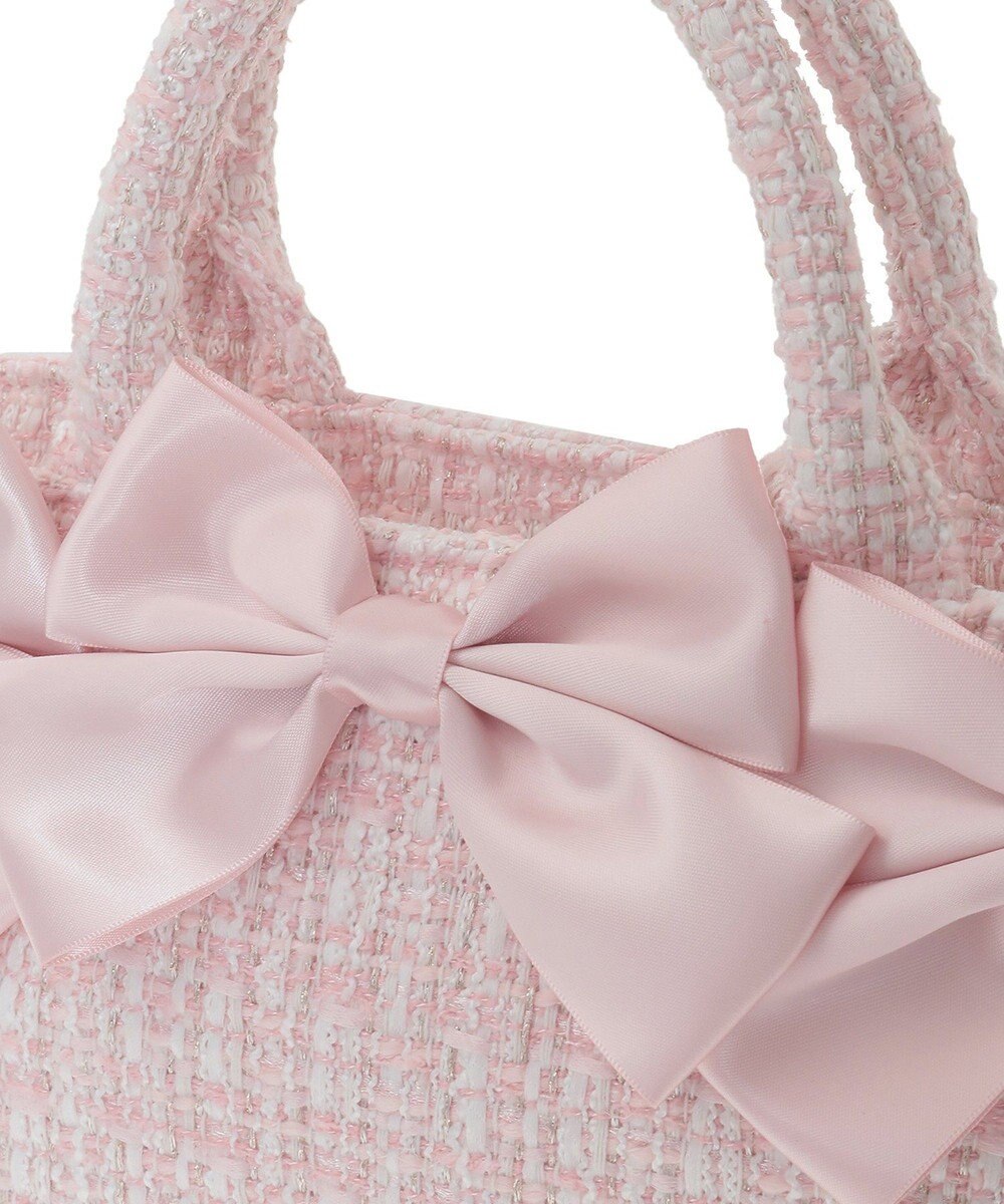 Maison de FLEUR ピンクマニアボリュームリボン2WayトートSバッグ 