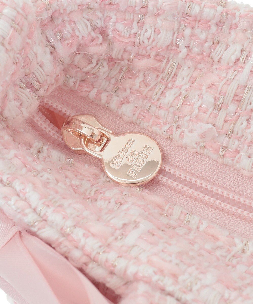 Maison de FLEUR ピンクマニアボリュームリボン2WayトートSバッグ 