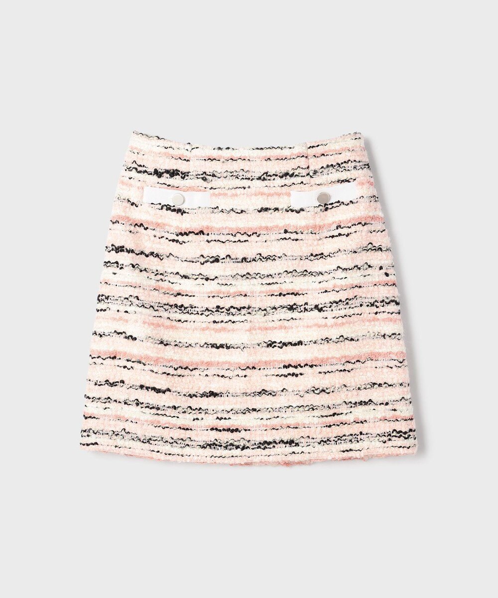 GRACE CONTINENTAL ミックスヤーンツイードスカート 