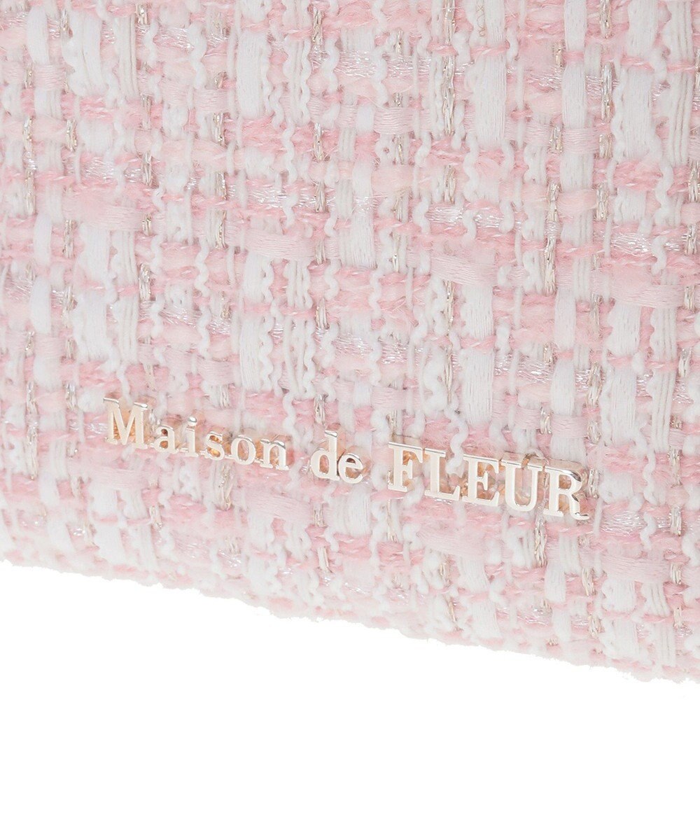 Maison de FLEUR ピンクマニアボリュームリボン2WayトートSバッグ 