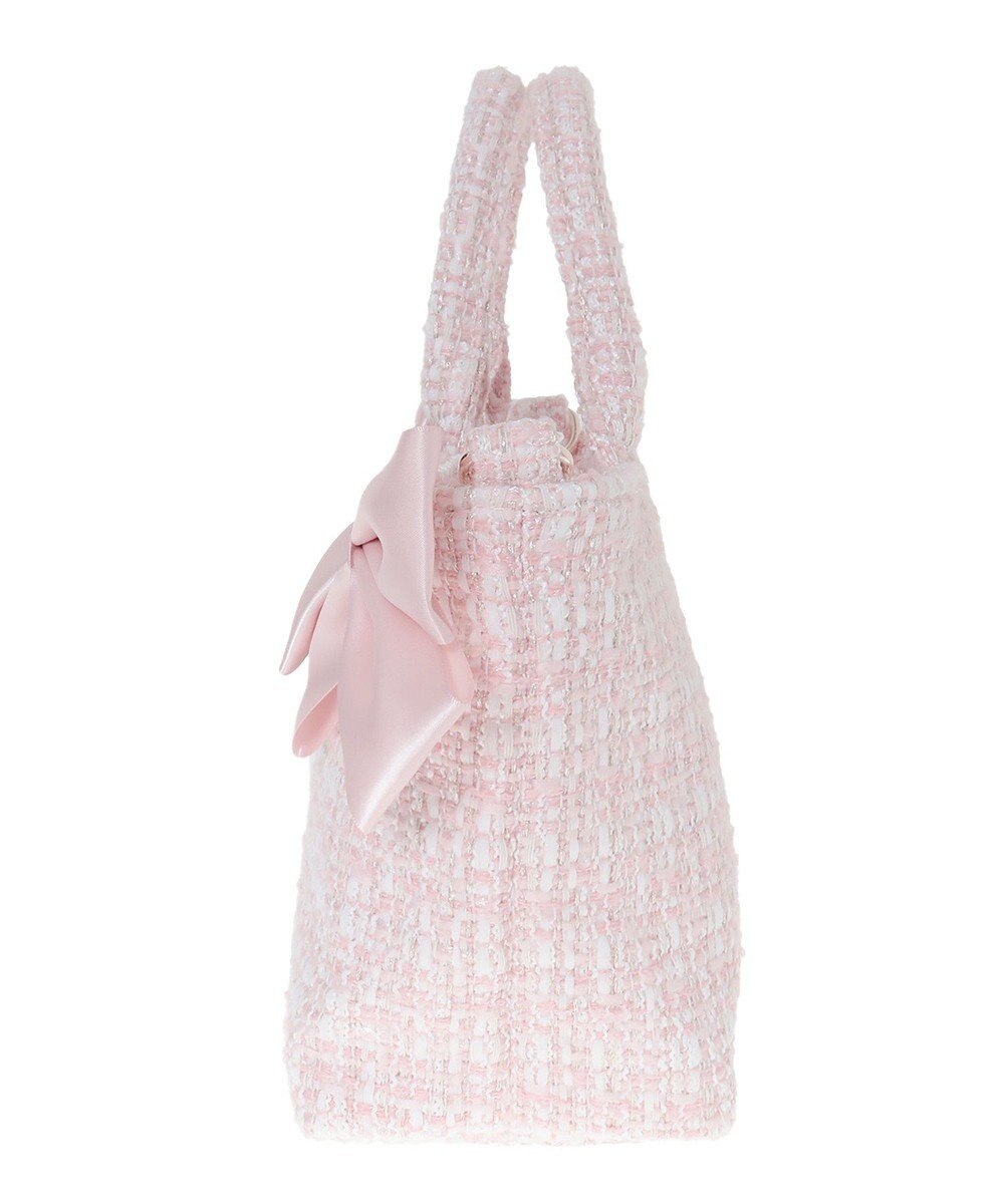 Maison de FLEUR ピンクマニアボリュームリボン2WayトートSバッグ 